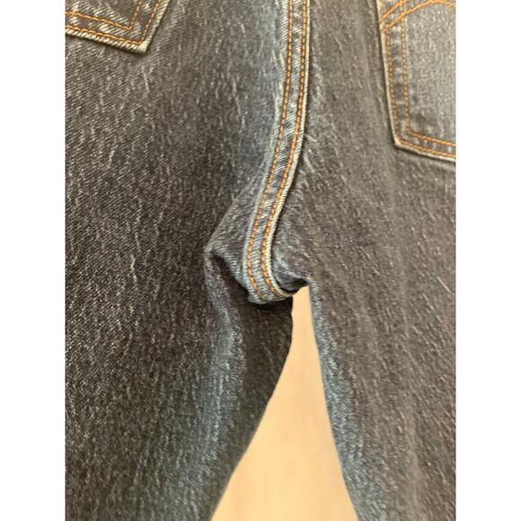 Levi's Wedgie Straight Button Fly Raw Hem Waterless Jean Women's Size 28 - Picture 9 of 12